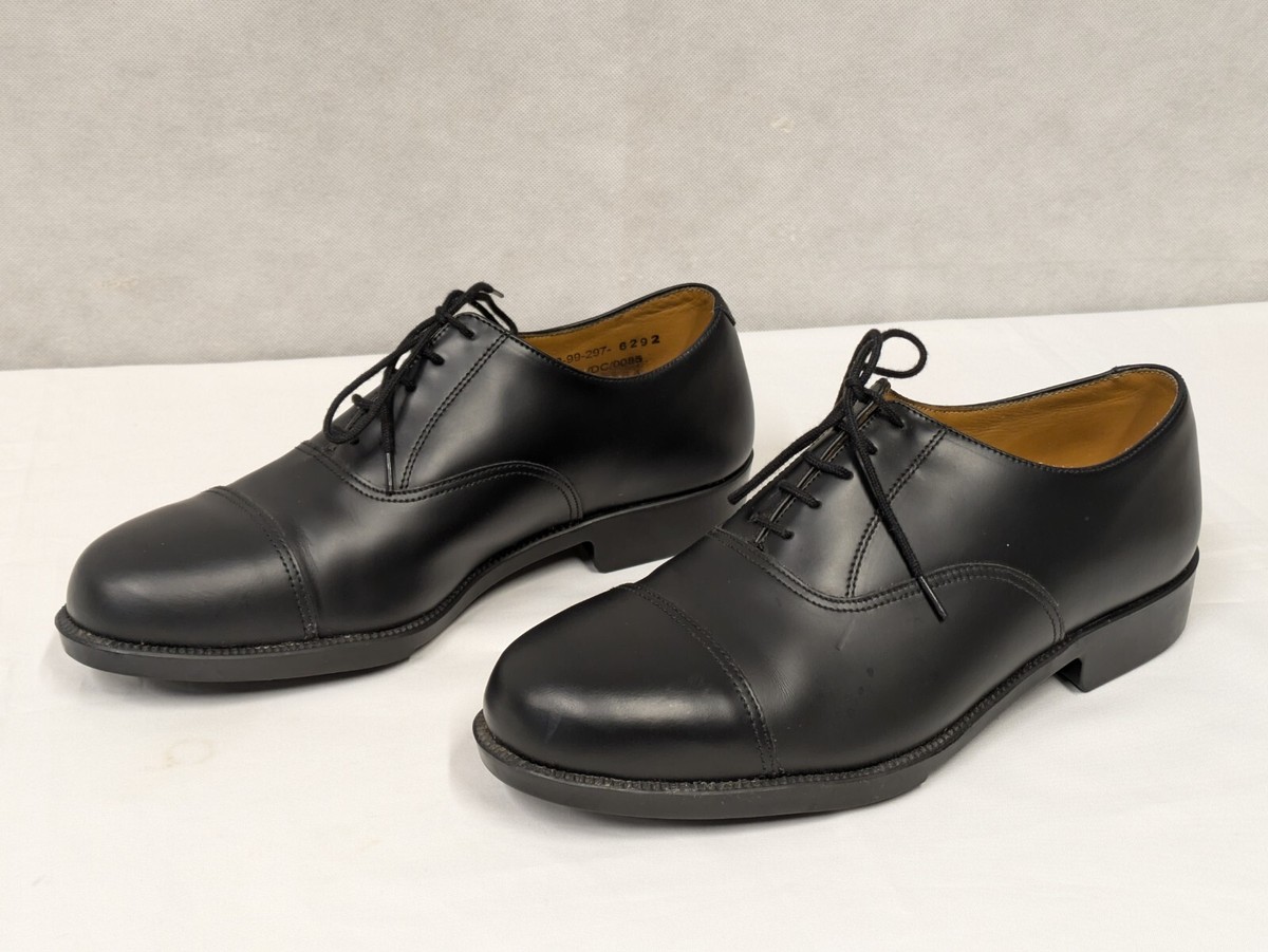 British Army Military MOD Black Leather Service Dress Uniform Parade Shoes  UK