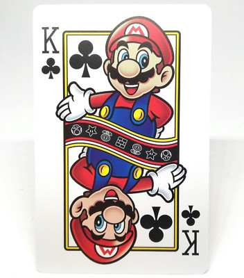MARIO clover king Super Mario Bros World playing CARD trump CLUB