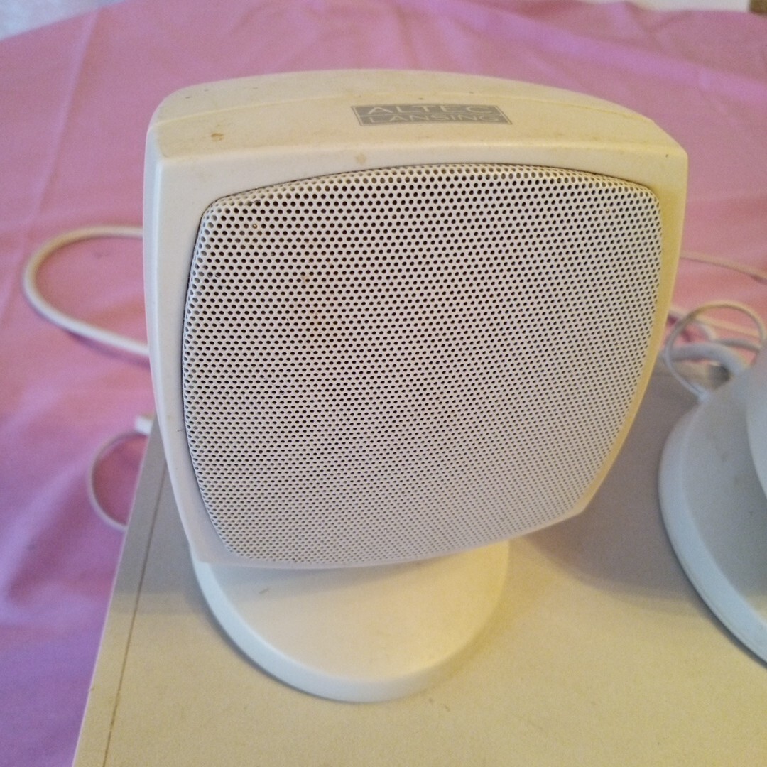 Vintage Altec Lansing ACS33 Computer Speakers with Subwoofer