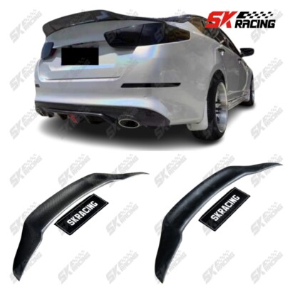 Fits 2014-2015 Kia Optima Forged/Carbon Fiber Rear Trunk Duckbill Spoiler Wing