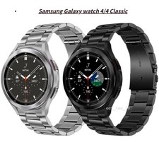 For Samsung Galaxy Watch 4 5 6 7 40/43/44/47mm Stainless Steel Metal Strap Band