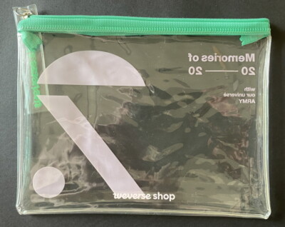 BTS-Memories Of 2020 BLU RAY WEVERSE SHOP PRE ORDER GIFT POUCH+3D