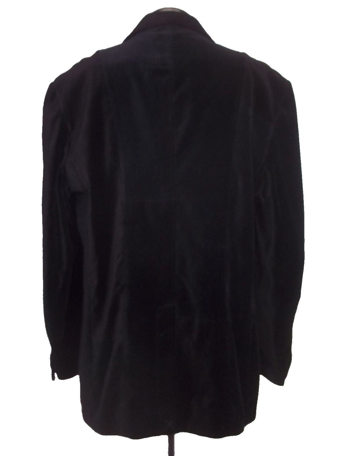 @* New Marc Ecko Solid Black 2Button Quilted Velv… - image 6