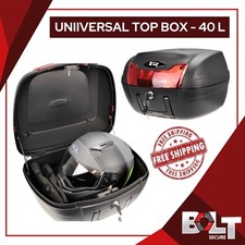 Universal Motorcycle Top Box Rear Luggage Storage Case Motorbike 40L Top Box