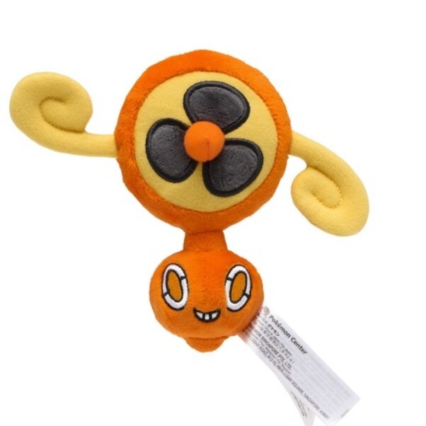 Pokemon Center оригинальный плюшевый покемон в форме сидящей милашки 479 Rotom spin