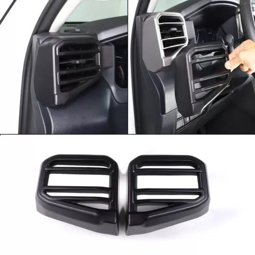 ABS Matte Black Full Interior Dash Trim Cover Set Fits Toyota Tundra 2022-2025 - Picture 55 of 85