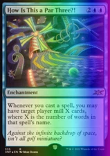 MTG Magic the Gathering How Is This a Par Three?! (335/689) Unfinity NM FOIL