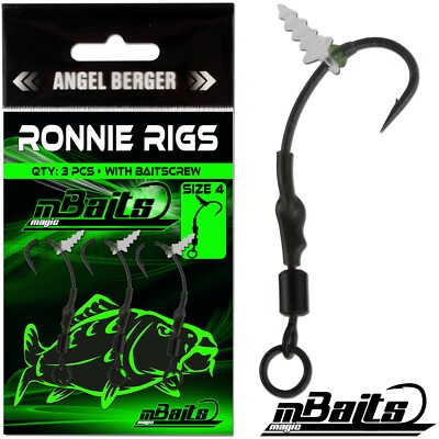 Magic Baits Ronnie Rigs Pop Up Rig Boilierig 3 Stück Größe 4