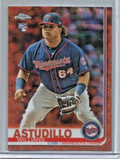 Willians Astudillo 2019 Topps Chrome Orange Refractor Rookie #04/25