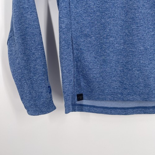NUEVO CON ETIQUETAS OGIO Para hombres 1/4 Cremallera Pullover Manga Larga Camisa Talla S Azul Real - Imagen 2 de 5