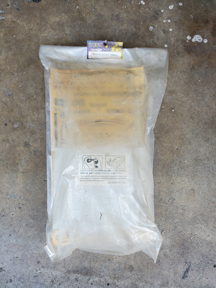 RC Body 1/10 RARE Toyota Celica 1600gt No.66301 ABC Hobby (Read