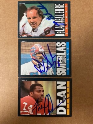 Fred Dean Signed 1985 Topps Football Card w/COA(Auction for one Card)
