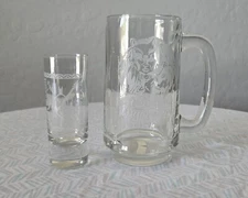 Fort Laramie Beer Mug and Shot Glass