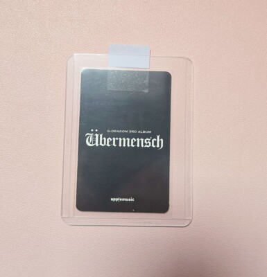 G-DRAGON PHOTO Card Übermensch Album Yes24 AppleMusic Ktown4u POB