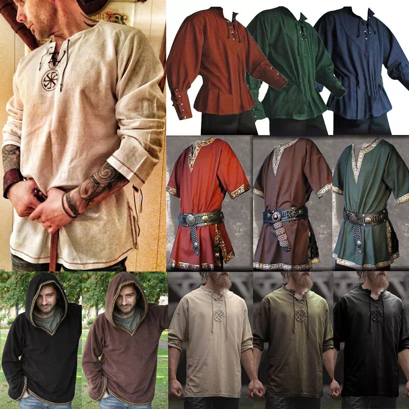 Camisa medieval vikingo new arrivals