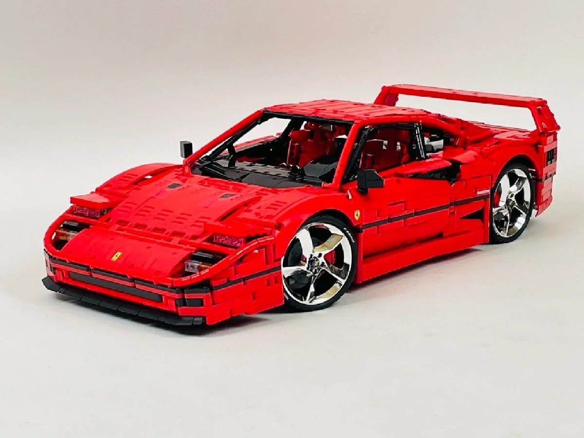 CADA Technic Ferrari F40 1987, Race Car Model Building Kit, 1:8