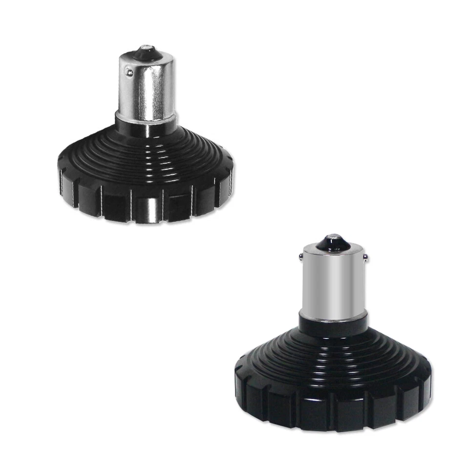 Luces de señal de giro LED rojas traseras 1156 Bullet para motocicletas Harley Touring Dyna Foto 4 de 4