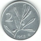 Italy 2 Livres Olive From Series Divisional FDC! The 1968 to 1980 Price Low