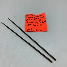 BAITER SWISS, Three Side File, #6 Cut, 8” OA, (2 Pc In Lot) 2627- C -6