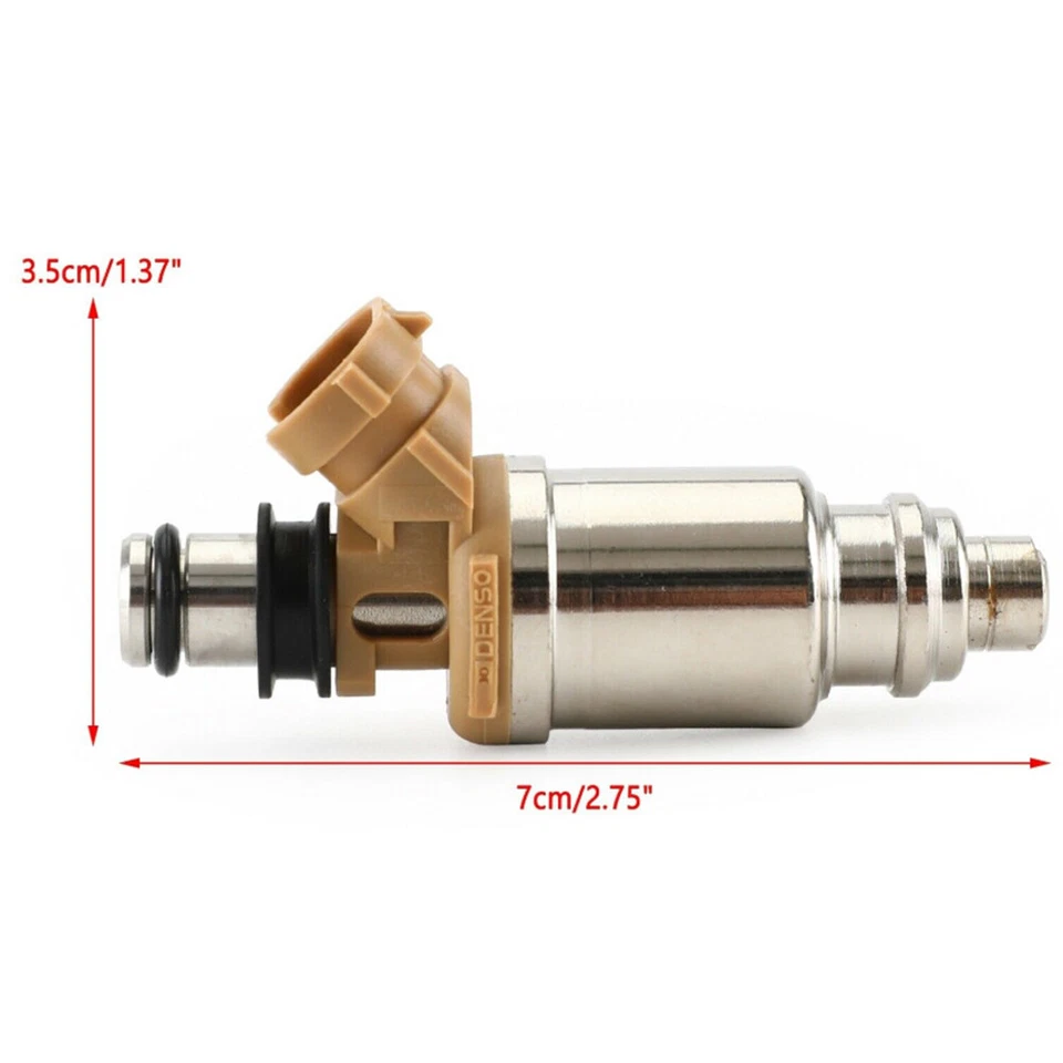 23209-16150 23250-16150 4Pcs Fuel Injector for Toyota Corolla Geo Prizm 1.6L Foto 3 de 4