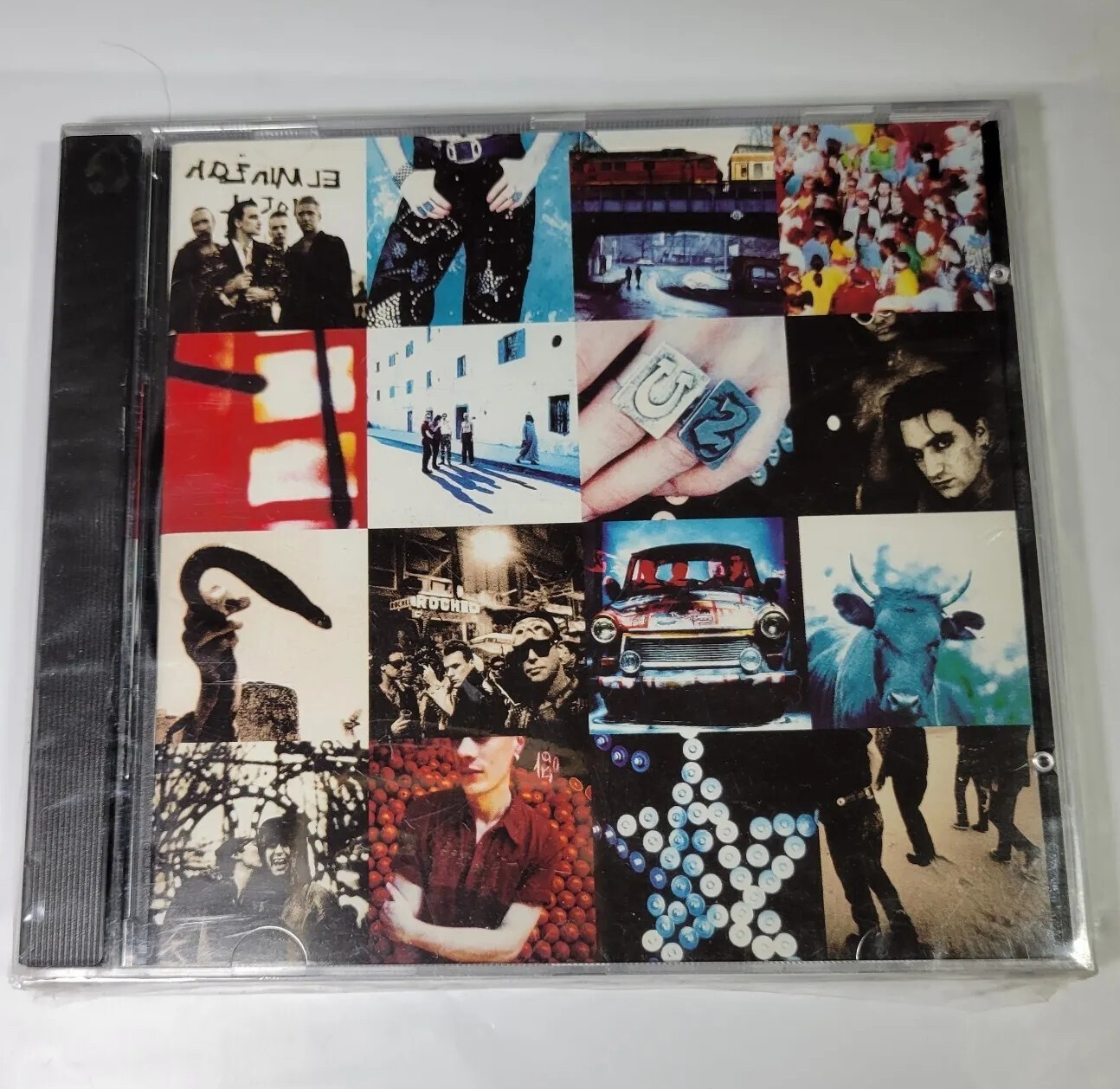 U2 Achtung Baby 1991 CD 314-510 347-2 Original Sealed RARE Island Records BMG