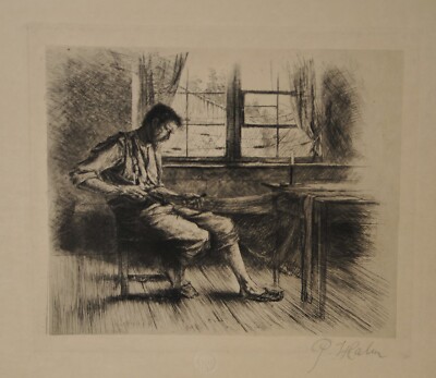 Peter Halm - Peter von Halm / Hand Signed / Etching /8