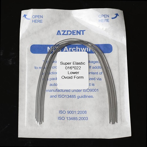 Dental Orthodontic Arch Wire Wires Oval Form Stainless Steel Round/Rectangular - Photo 101/208