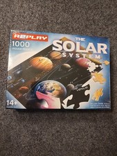 A2PLAY USA Solar System 1000 Piece Jigsaw Puzzle Space Puzzle Fun Fact Poster