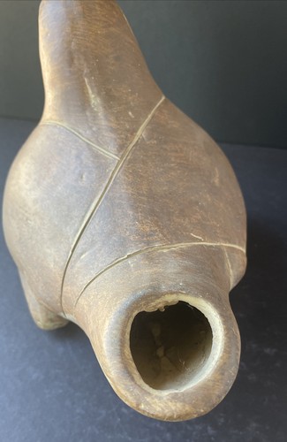 Vintage Mexiko Keramik Abbild Papagei Vogel Skulptur Vase Gefäß - Bild 6 von 19