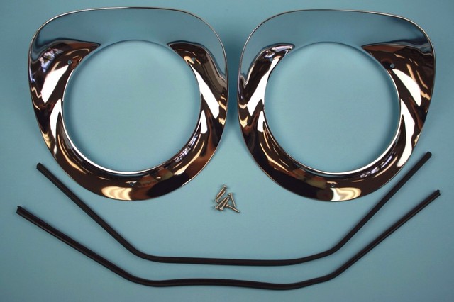 57 Chevy Headlight Bezels