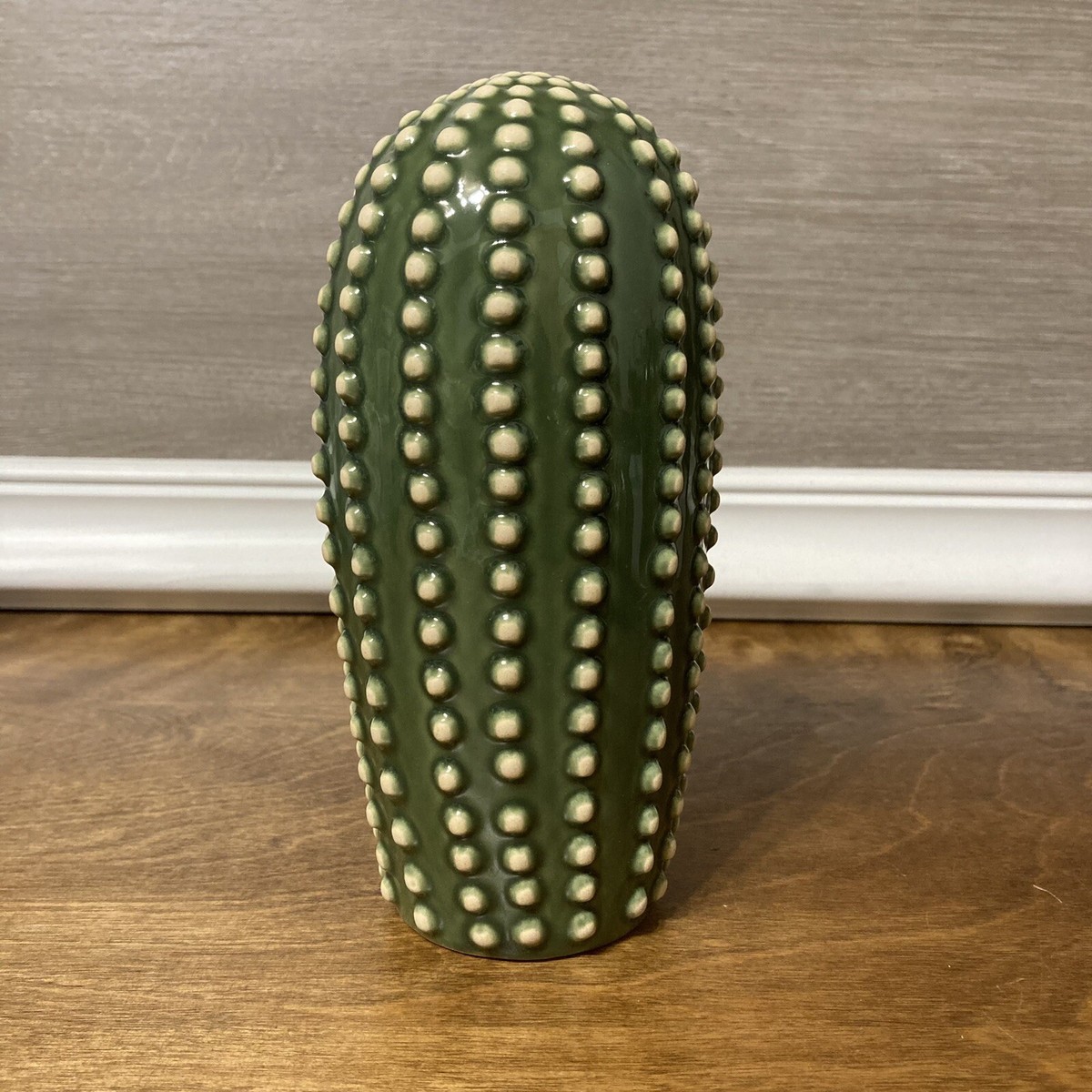 IKEA Sjalsligt Cactus Set of 3 Själsligt Ceramic Decor'green Faux