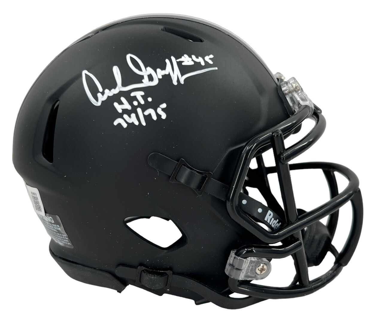 Archie Griffin Autographed Signed Ohio State Buckeyes Satin Black Mini Helmet w/ "H.T. 74/75" BAS Witnessed 