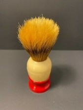 Vintage C40 Ever Ready USA "Sterilized" Shaving Brush Red Cream Grand Dad Papa