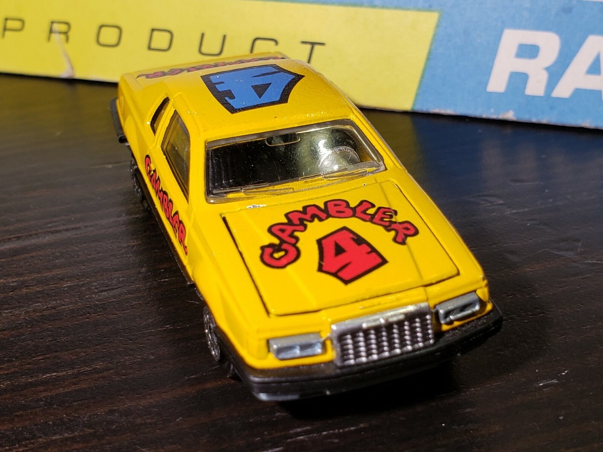 Majorette # 217 1983-86 Ford Thunderbird T-Bird Yellow #4 Gambler