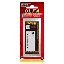 BSF-6B OLFA Flexible Dual-Edge Scraper Blade for XSR, 100mm, Pack of 6 Blades