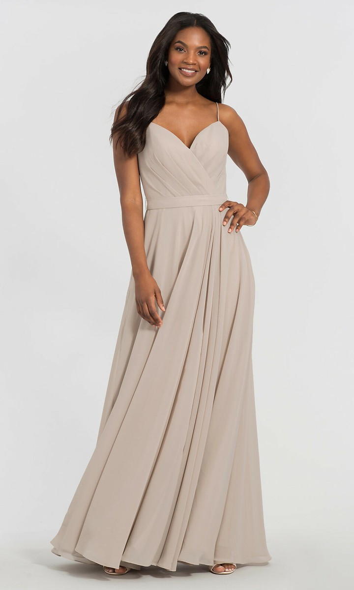 sweetheart neckline chiffon dress Wine Sweetheart Neck Chiffon Slit Floor Length Prom Bridesmaid Dress