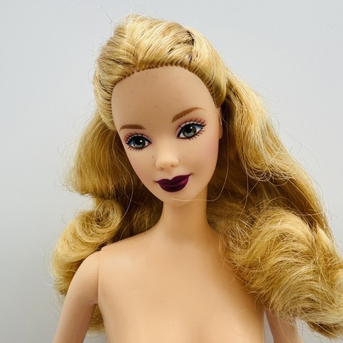 Nude Barbie Doll Green Eyes Victorian Ice Skater Mattel 2000 4 Muse Model OOAK