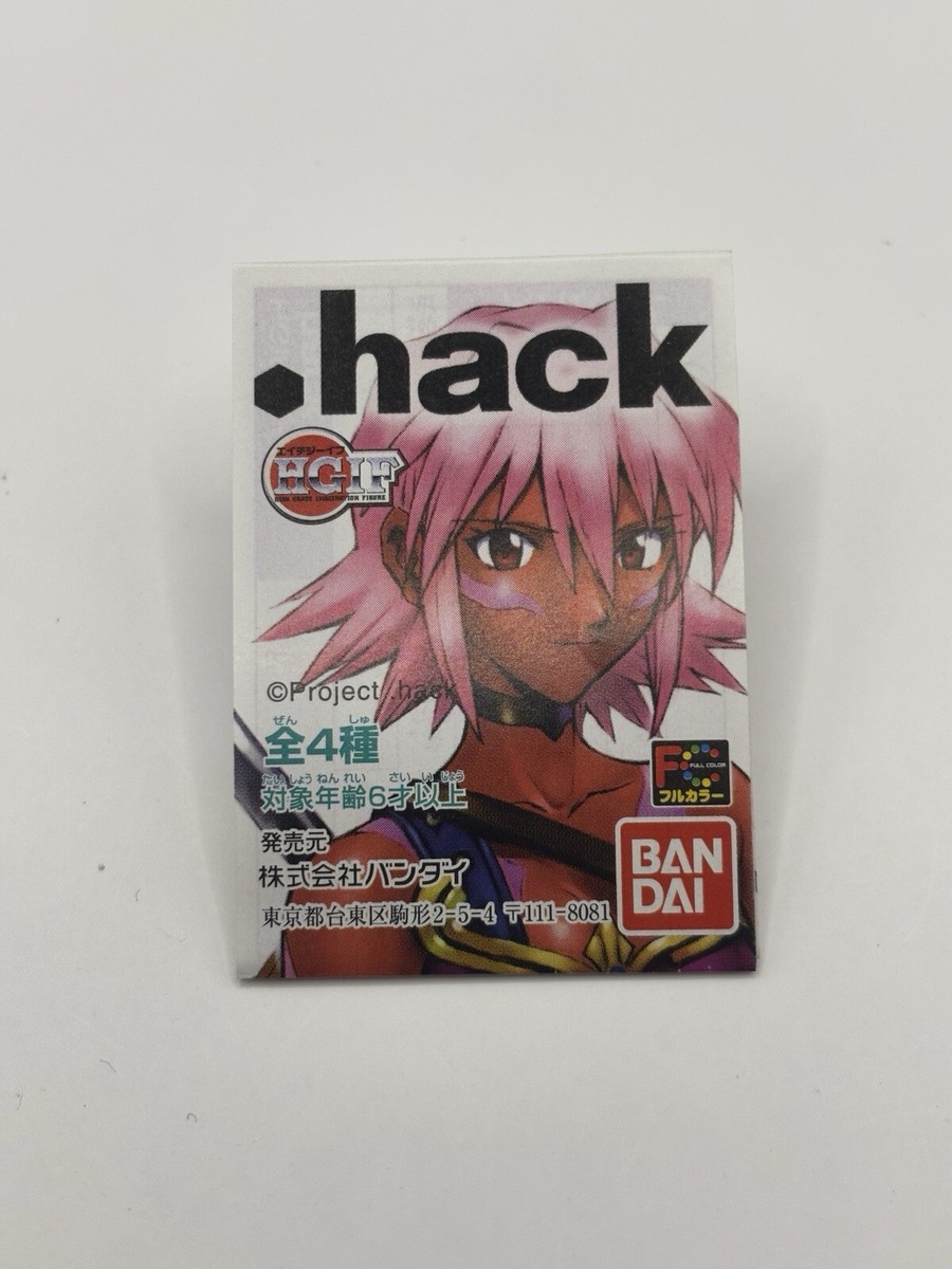 HGIF .hack 1 Unopened Black Rose Gashapon BANDAI Vintage 2002