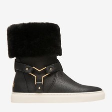 Bally Helisa Boots Black Leather Size 8 / FR ...