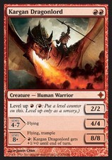 MTG English Kargan Dragonlord NM Foil Rise of the Eldrazi