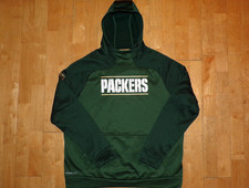 NIKE THERMA-FIT GREEN BAY PACKERS Football NFL ON FIELD APPAREL Hoodie Pullover