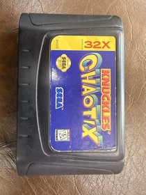 Used 32X Knuckles Chaotix Sega