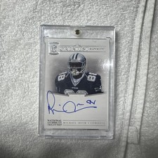 National Treasures Greatest Signatures Autograph Cowboy Michael Irvin 17/25 2012