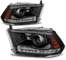 Front Headlights Assembly For 2013-2015 Ram 1500 2500 3500 Wprojector Headlamp