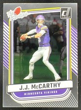 2024 Panini Clearly Donruss Clearly The Rookies #10 J.J. McCarthy RC