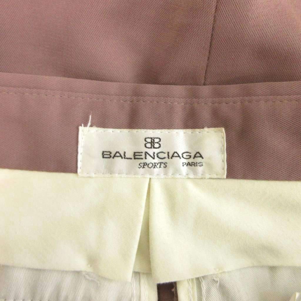 BALENCIAGA SPORTS Vintage Slacks Pants Plain Pink Beige 82 Men's thumbnail 4