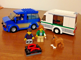 Lego Set 60117 Van & Camper - Town/City/Recreation - No Box or instructions