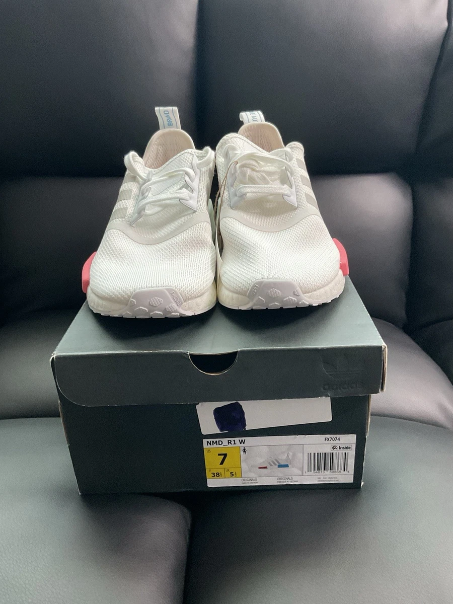 Adidas NMD_R1 White Grey Blue Rose W for sale | eBay