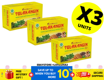Sido Muncul Tolak Angin Herbal Drink For Relieving Nausea, Stomach Aches ( X 3 )