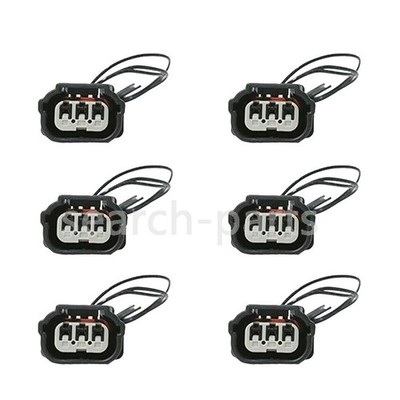 6 X IGNITION COIL ELECTRICAL CONNECTOR FITS ACURA HONDA 2013-2021 V6 3.0L 3.5L